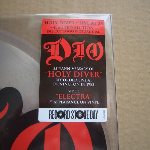 Dio Holy Diver 10" Picture Disc ~ RSD Blk Fri 2018 ~ Ltd Ed of 3,500 ~Brand New! - Picture 3 of 3